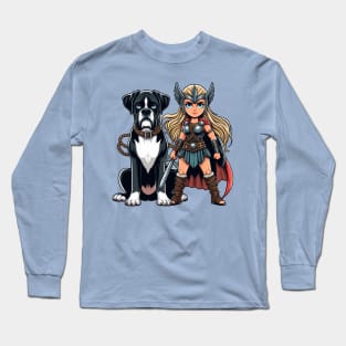 A Valkyrie & Her Dog V1 Long Sleeve T-Shirt